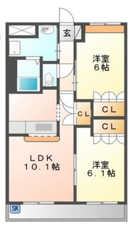 ディア　フレンド　ＫＯＩＺＵＭＩの物件間取画像